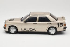 Mercedes 190E 2.3-16 W201 #1 N. Lauda Race of Champions Nurburgring 1984 AUTOart 1:18 88431 Metall - pilt 4/8