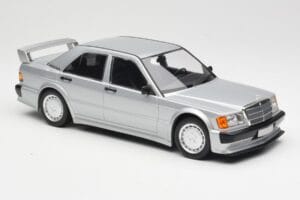Mercedes 190E 2.5-16 EVO 1 W201 Hõbedane Minichamps 1:18 155036001 Metall - pilt 4/6