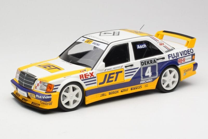 Mercedes 190E 2.5-16 EVO 1 W201 Team MS-Jet #4 R. Asch DTM 1989 Minichamps 1:18 155893604 Metall