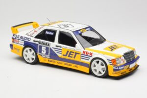 Mercedes 190E 2.5-16 EVO 1 W201 Team MS-Jet #5 M. Reuter DTM 1989 Minichamps 1:18 155893605 Metall - pilt 4/6