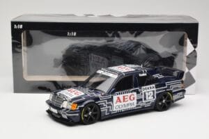 Mercedes 190E 2.5-16 EVO 1 W201 Team Snobeck #12 A. Cudini DTM 1989 Minichamps 1:18 155893612 Metall - pilt 6/6