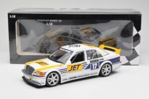 Mercedes 190E 2.5-16 EVO I W201 #17 Team MS-Jet J. van Ommen DTM 1990 Minichamps 1:18 155903617 Metall - pilt 6/6