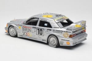 Mercedes 190E 2.5-16 EVO II W201 #10 Zung Fu B. Schneider Guia Race Macau 1992 Minichamps 1:18 155923610 Metall - pilt 4/6