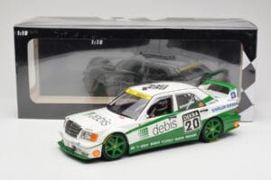 Mercedes 190E 2.5-16 EVO II W201 #20 Team Zakspeed M. Schumacher DTM 1991 Minichamps 1:18 155913620 Metall - pilt 6/6