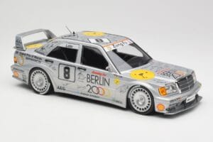 Mercedes 190E 2.5-16 EVO II W201 #8 Zung Fu E. Lohr Guia Race Macau 1992 Minichamps 1:18 155923608 Metall - pilt 2/6