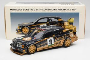 Mercedes 190E 2.5-16 Evo II #9 K. Ludwig Macau GP 3rd Place 1991 AUTOart 1:18 89135 Metall - pilt 8/8