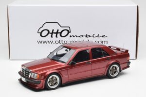 Mercedes 190E 2.5-16 W201 RAUH-Welt Republik Punane Otto 1:18 OT1083 Vaik - pilt 6/6