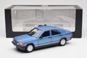 Mercedes 190E W201 Diamond Sinine Diileri Väljaanne Norev 1:18 B66040661 Metall - pilt 8/8