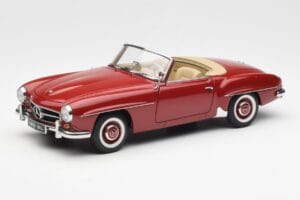 Mercedes 190SL W198 Punane AUTOart 1:18 76116 Metall