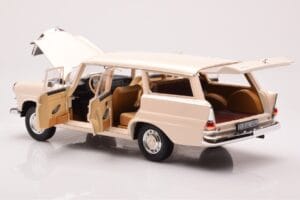Mercedes 200 Universal W110 Kreemjas Norev 1:18 183709 Metall - pilt 5/8