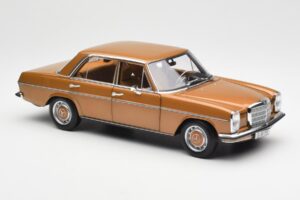 Mercedes 200 W115 Bycane Kuldne Diileri Väljaanne Norev 1:18 B66040665 Metall - pilt 6/8
