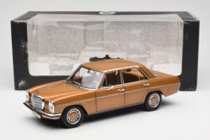 Mercedes 200 W115 Bycane Kuldne Diileri Väljaanne Norev 1:18 B66040665 Metall - pilt 8/8
