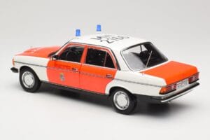 Mercedes 200 W123 Kiirabiautó Valge Norev 1:18 183834 Metall - pilt 6/8