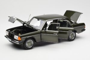 Mercedes 200 W123 Cypress Roheline Metallik Diileri Väljaanne Norev 1:18 B66040654 Metall - pilt 2/8