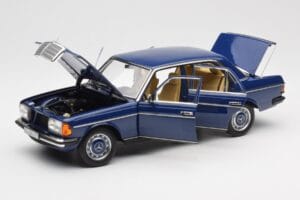 Mercedes 200 W123 Surf Sinine Norev 1:18 183710 Metall - pilt 2/8