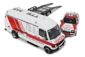 Mercedes 208D + Toyota Celica ST165 Gr.A RAC Safari 1990 Otto 1:18 OT480 Vaik - pilt 2/4