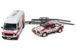 Mercedes 208D + Toyota Celica ST165 Gr.A RAC Safari 1990 Otto 1:18 OT480 Vaik - pilt 3/4