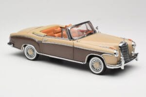 Mercedes 220 SE W128 Kabriolett Pronks Punane Sun Star 1:18 3572 Metall - pilt 6/8