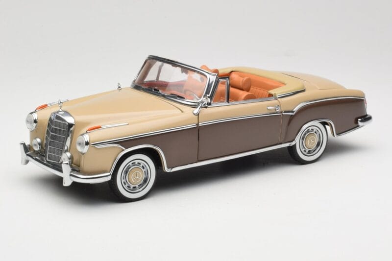 Mercedes 220 SE W128 Kabriolett Pronks Punane Sun Star 1:18 3572 Metall