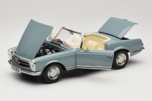 Mercedes 230 SL W113 Horizon Blue Norev 1:18 183992 Metall - pilt 2/9