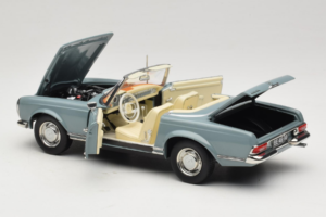 Mercedes 230 SL W113 Horizon Blue Norev 1:18 183992 Metall - pilt 6/9