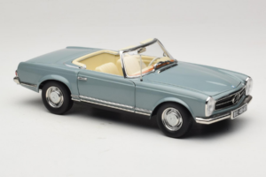Mercedes 230 SL W113 Horizon Blue Norev 1:18 183992 Metall - pilt 7/9