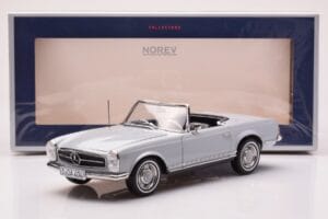 Mercedes 230 SL W113 Pagoda Hall Norev 1:18 183990 Metall - pilt 8/8