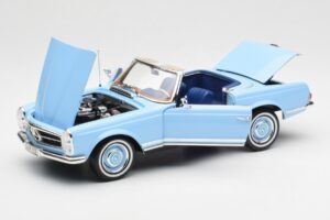 Mercedes 230 SL W113 Pagoda Horizon Sinine Diileri Väljaanne Norev 1:18 B66040633 Metall - pilt 2/10