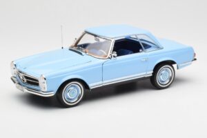 Mercedes 230 SL W113 Pagoda Horizon Sinine Diileri Väljaanne Norev 1:18 B66040633 Metall - pilt 3/10