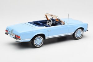 Mercedes 230 SL W113 Pagoda Horizon Sinine Diileri Väljaanne Norev 1:18 B66040633 Metall - pilt 4/10
