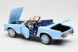 Mercedes 230 SL W113 Pagoda Horizon Sinine Diileri Väljaanne Norev 1:18 B66040633 Metall - pilt 7/10