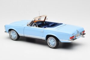 Mercedes 230 SL W113 Pagoda Horizon Sinine Diileri Väljaanne Norev 1:18 B66040633 Metall - pilt 9/10