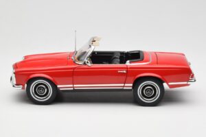 Mercedes 230 SL W113 Pagoda Punane Norev 1:18 B660640596 Metall - pilt 4/8