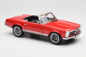 Mercedes 230 SL W113 Pagoda Punane Norev 1:18 B660640596 Metall - pilt 6/8