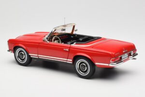 Mercedes 230 SL W113 Pagoda Punane Norev 1:18 B660640596 Metall - pilt 7/8