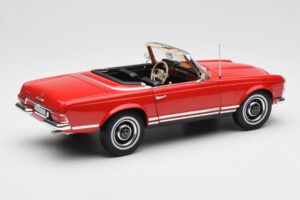 Mercedes 230 SL W113 Pagoda Punane Norev 1:18 B660640596 Metall - pilt 3/8