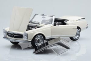 Mercedes 230 SL W113 Pagoda Valge Piiratud Väljaanne Norev 1:18 183768 Metall - pilt 2/9