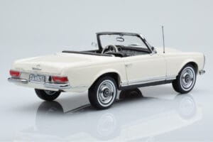 Mercedes 230 SL W113 Pagoda Valge Piiratud Väljaanne Norev 1:18 183768 Metall - pilt 3/9