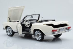 Mercedes 230 SL W113 Pagoda Valge Piiratud Väljaanne Norev 1:18 183768 Metall - pilt 6/9