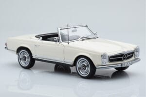 Mercedes 230 SL W113 Pagoda Valge Piiratud Väljaanne Norev 1:18 183768 Metall - pilt 7/9