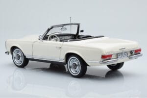 Mercedes 230 SL W113 Pagoda Valge Piiratud Väljaanne Norev 1:18 183768 Metall - pilt 8/9