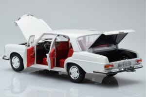 Mercedes 250 SE W108 Valge Piiratud Väljaanne Norev 1:18 183763 Metall - pilt 5/8