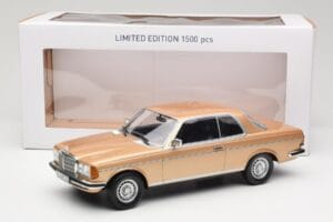 Mercedes 280 CE C123 Kuldne Norev 1:18 183587 Metall - pilt 6/6
