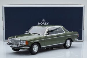 Mercedes 280 CE W123 Coupe Roheline Norev 1:18 183704 Metall - pilt 6/6