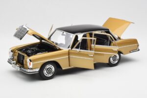 Mercedes 280 SE W108 Beež Diileri Väljaanne Norev 1:18 B66040680 Metall - pilt 2/8