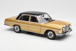 Mercedes 280 SE W108 Beež Diileri Väljaanne Norev 1:18 B66040680 Metall - pilt 6/8