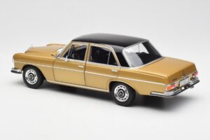 Mercedes 280 SE W108 Beež Diileri Väljaanne Norev 1:18 B66040680 Metall - pilt 7/8