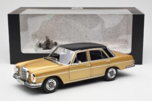 Mercedes 280 SE W108 Beež Diileri Väljaanne Norev 1:18 B66040680 Metall - pilt 8/8