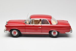 Mercedes 280 SE W108 Punane Norev 1:18 193527 Metall - pilt 4/8