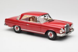 Mercedes 280 SE W108 Punane Norev 1:18 193527 Metall - pilt 6/8